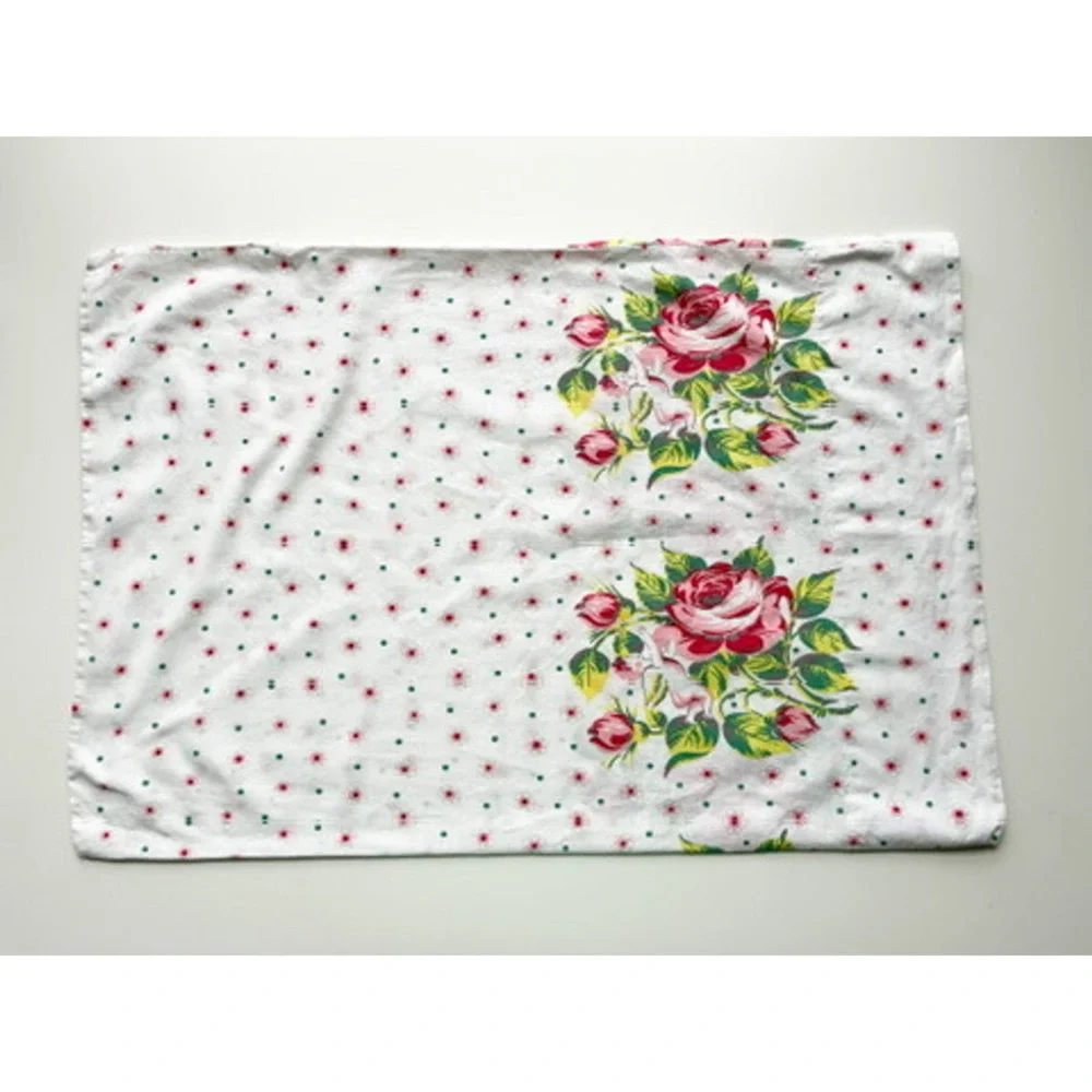 Vintage Floral Pillowcases Set of 2 15.75
